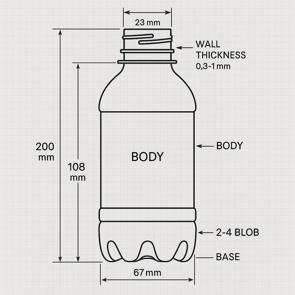 Bottle Diagram